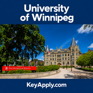 University of Winnipeg – KeyApply.com; ảnh campus dựa trên nguồn Prairie Undergraduate Conference (https://haujla.faculty.uwinnipeg.ca/conference/)