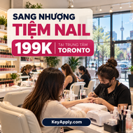 Sang nhượng tiệm nail 199K tại trung tâm Toronto - KeyApply