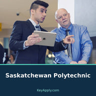 Saskatchewan Polytechnic — poster dùng ảnh thật, KeyApply.com