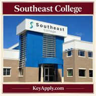 Southeast College — poster vuông KeyApply.com, ảnh campus thật