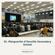 St. Marguerite d'Youville Secondary School – KeyApply.com. Real photograph from existing merchant gallery; cropped and composed.