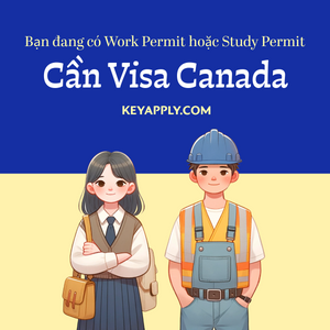 Visitor Visa (TRV) cho người đang có Work Permit hoặc Study Permit hiệu lực