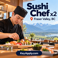 Sushi Chef x2 – Fraser Valley, BC – KeyApply.com