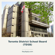 Toronto District School Board – KeyApply.com. Real photograph by GTD Aquitaine, public domain; layout added.