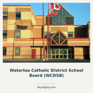 Waterloo Catholic District School Board (WCDSB) – KeyApply.com. Real photograph. Source: https://caps-i.ca/wp-content/uploads/images/content/Waterloo-Catholic-2.jpg; cropped and composed.