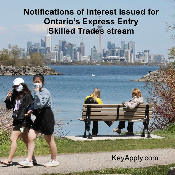 OINP - Ontario’s Express Entry Skilled Trades stream